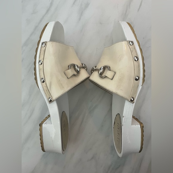 Vintage Gucci horsebit mule clog block heel slides - Picture 7 of 12